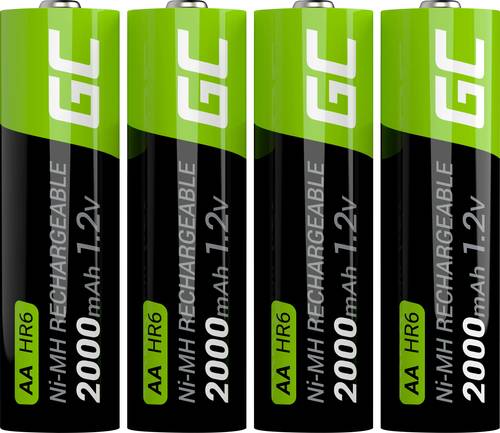 Green Cell HR6 Mignon (AA)-Akku NiMH 2000 mAh 1.2V 4St. von Green Cell