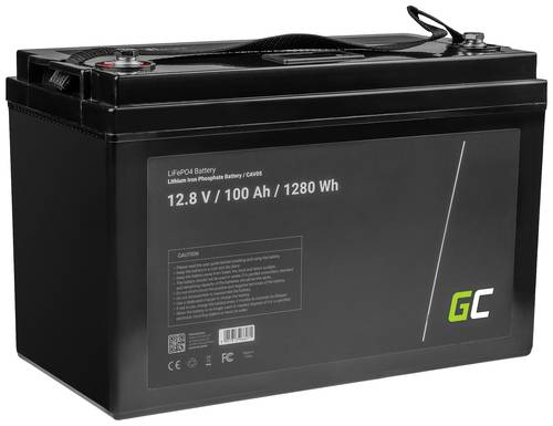 Green Cell Spezial-Akku LiFePo-Block Schraubkontakt LiFePO 4 12.8V 100Ah von Green Cell