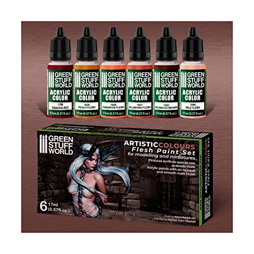 Green Stuff Paint Set Flesh von Green Stuff World