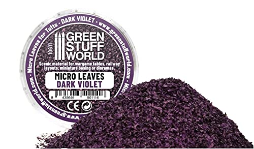 グリーンスタッフワールド Green Stuff World Micro Leaves Dark Violet Mix 10611 von Green Stuff World