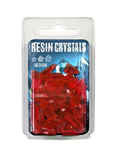 Green Stuff World Resin Kristalle Medium, Rote Harzkristalle 50Stk. von Green Stuff World