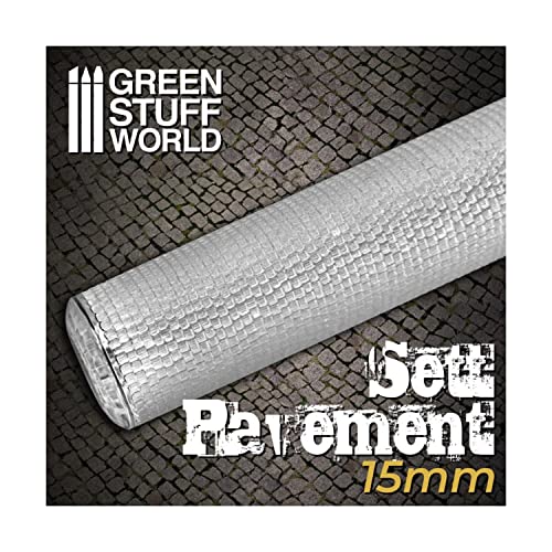 Green Stuff World Rolling Pin Sett Pavement 15mm von Green Stuff World