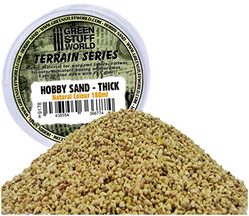 Modelbau-Sand Grob, Natural 1-3mm, 180ml von Green Stuff World