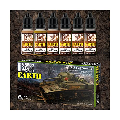 Green Stuff Paint Set - Liquid Pigments Set - Earth von Green Stuff World