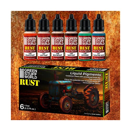 Green Stuff Paint Set - Liquid Pigments Set - Rust von Green Stuff World