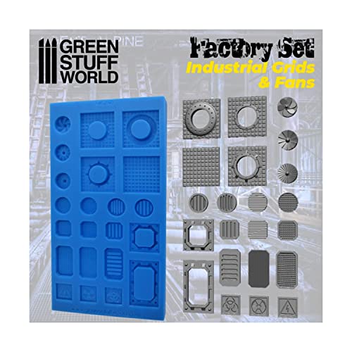 Green Stuff World Silikon Molds - Grids And Fans von Green Stuff World