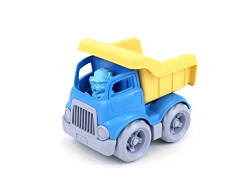 Green Toys 8601262 Kipplaster, Baustellenkipper, Lastwagen, Baufahrzeug, nachhaltiges Spielfahrzeug für Kinder ab 24 Monaten, Blau/Gelb von Green Toys