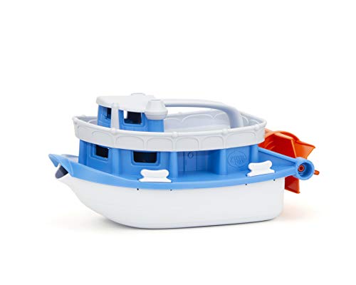 Mini-Raddampfer, Badewannenspielzeug, Spielboot, nachhaltiges Badespielzeug für Kinder ab 6 Monaten von Green Toys