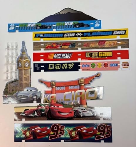 Greenhills Carrera GO!!! Disney Pixar Cars Set of Barriers x 8 & Clips x 15 - New - MACC1014 von Greenhills Garages