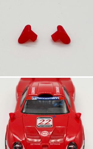 Greenhills Red Wing Mirror Pair for Scalextric Porsche 911 GT1 - NEW - GP129 von Greenhills Garages