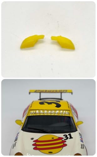 Greenhills Repro Yellow Wing Mirror Pair for Scalextric Porsche 911 GT3R - New - GP83 von Greenhills Garages