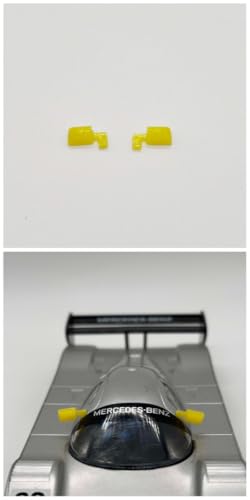 Greenhills Repro Yellow Wing Mirror Pair for Scalextric Sauber Mercedes - NEW - GP98 von Greenhills Garages