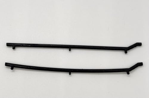 Greenhills Reproduction Black Rear Drainpipe Pair for Scalextric Pit Buildings - New - GP105 von Greenhills Garages