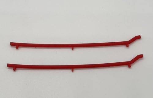 Greenhills Reproduction Red Rear Drainpipe Pair for Scalextric Pit Buildings - New - GP104 von Greenhills Garages