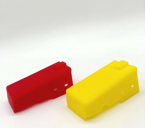 Greenhills Reproduction Yellow & Red Bonnet Pair for Scalextric Superstox C285 & C286 - NEW - GP80 von Greenhills Garages