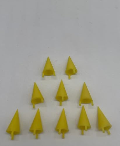 MACC796 - Greenhills Scalextric Carrera Yellow Marker Cones x 10-1.32 Scale - New von Greenhills Garages