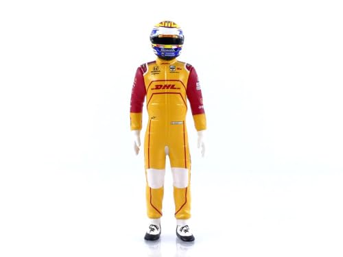 Collectibles Greenlight 11308 NTT IndyCar Serie #28 Romain Grosjean Driver Figure DHL - Andretti Autosport für Modelle im Maßstab 1:18 von Greenlight