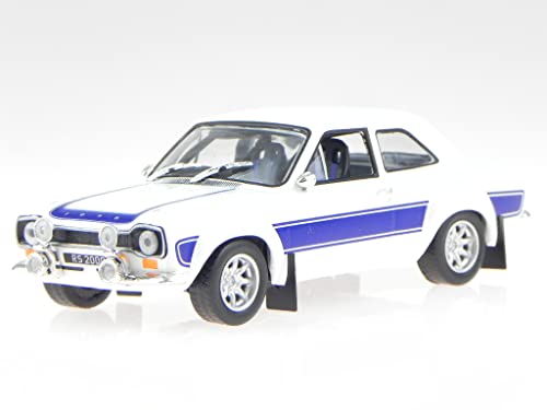 Ford Escort MK1 RS 2000 weiss stripes Modellauto 86065 Greenlight 1:43 von Greenlight