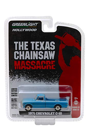 Greenlight 1971 Chevrolet C-10 Pickup Truck - Texas Chainsaw Massacre Film Auto Hollywood 1:64 von Greenlight