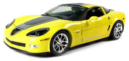 Greenlight 2009 Chevrolet Corvette C6 Z06 GT1 Jake Edition Gelb 1/24 Diecast Car Model by von Greenlight