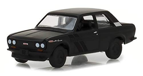 Greenlight 29950A - Miniaturmodell eines 1968 Datsun 510, Black Bandit Series 19, 1:64 Die Cast von Greenlight