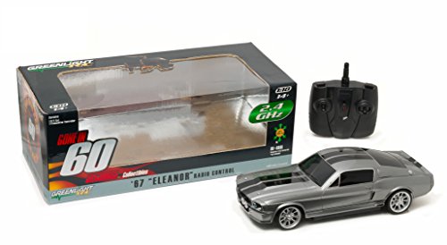 Greenlight 783 91001 Mustang Miniatur Sammelauto, Metallgrau/Schwarz von Greenlight