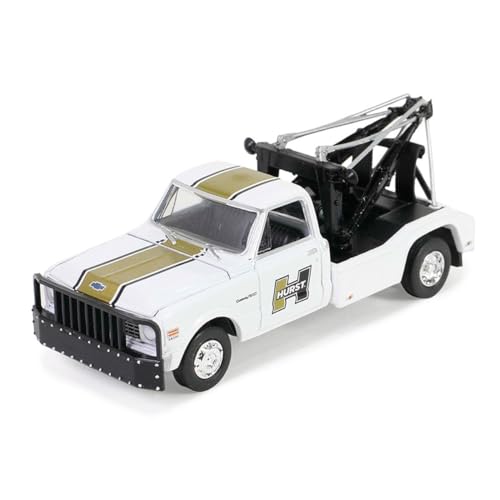 Greenlight Collectibles 1/64 1972 Chevrolet C-30 Dually Wrecker, Hurst, Dually Drivers Series 14 46140-A von Greenlight