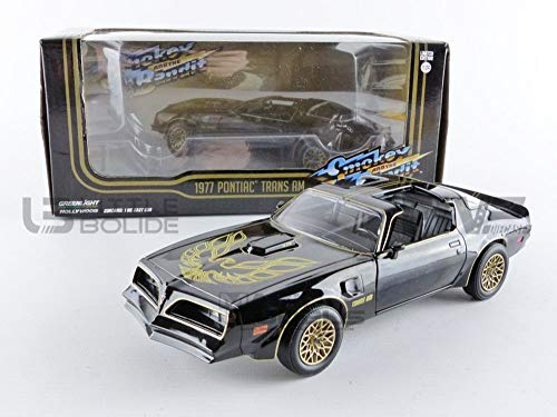 Greenlight Collectibles – 84013 – Pontiac Trans Am – EIN ausgekochtes Schlitzohr 1977 – Maßstab 1/24 – Schwarz/Gold von Greenlight