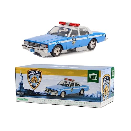 Greenlight 1/18 1990 Chevrolet Caprice, New York City Police Department, Artisan-Sammlung 19106 von Greenlight