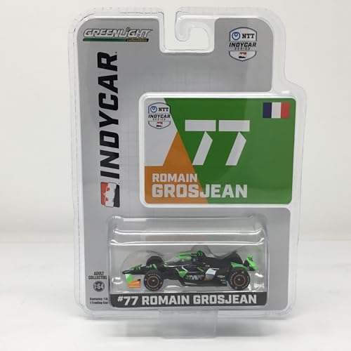 Greenlight Dallara IndyCar #77 Romain Grosjean DNS Filter Juncos Hollinger Racing NTT IndyCar Series (2024) 1/64 Diecast Model Car von Greenlight