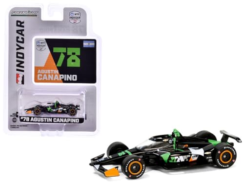 Greenlight Dallara IndyCar #78 Agustin Canapino JHR Juncos Hollinger Racing NTT IndyCar Series (2024) 1/64 Diecast Modellauto von Greenlight