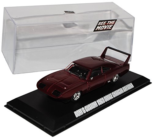 Greenlight Dodge Charger Daytona Fast and Furious 6 Rot Dom´s 1/43 Modell Auto mit individiuellem Wunschkennzeichen von Greenlight