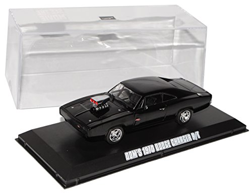 Greenlight Dodge Charger R/T 1970 Coupe Schwarz Dom Vin Diesel Fast and Furious Fast Five 2011 1/43 Modell Auto mit individiuellem Wunschkennzeichen von Greenlight