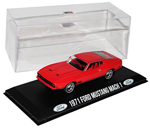 Greenlight Ford Mustang Mach I Coupe Rot 1971 1/43 Modell Auto von Greenlight