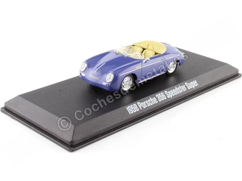 Greenlight - GREEN86598 - Porsche 356 Speedster Super 1958 Bleue - Echelle : 1/43 von Greenlight