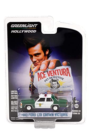 Greenlight Hollywood Series 33 - Ace Ventura (1994) - 1983 LTD Crown Victoria Miami Police Department 44930-B von Greenlight