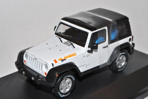 Greenlight Jeep Wrangler Rubicon Mit Soft Top Weiss Islander Ab 2012 1/43 Modell Auto von Greenlight