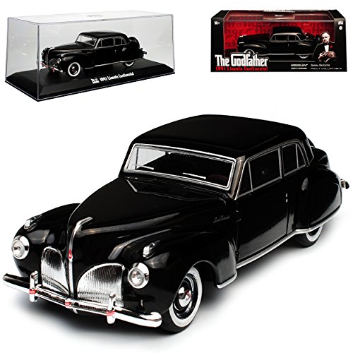 Greenlight Lincoln Continetal Zephyr Limousine Schwarz Der Pate The Godfather 1941 1/43 Modell Auto von Greenlight