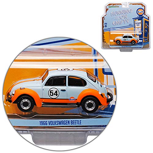 Greenlight Volkwagen Käfer Coupe Gulf Blau Orange Nr 54 1/43 Modell Auto von Greenlight