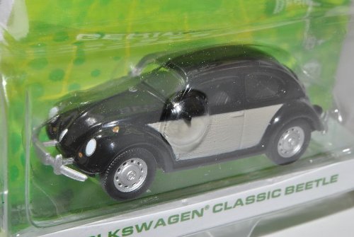 Greenlight Volkwagen Käfer Schwarz Creme 1/64 Modell Auto von Greenlight