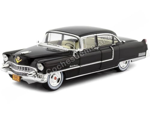 Greenlight kompatibel mit Cadillac Fleetwood Serie 60 1955 Der Pate schwarz Modellauto 1:24 Collectibles von Greenlight