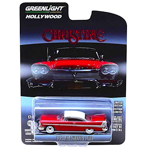 Modell Auto Plymouth Fury 1958 Film Christine Normal Version Maßstab 1/64 Greenlight von Greenlight