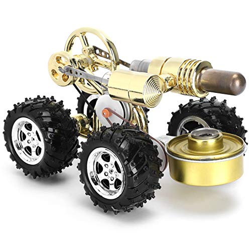 Zenocis Stirling Motor Motor Kit, Mini Hot Air Stirling Car Engine Motormotormodell - Bildungsspielzeug für Jugendliche und Erwachsene mit -Lampenschlitz, für Wissenschaftliche von Greensen