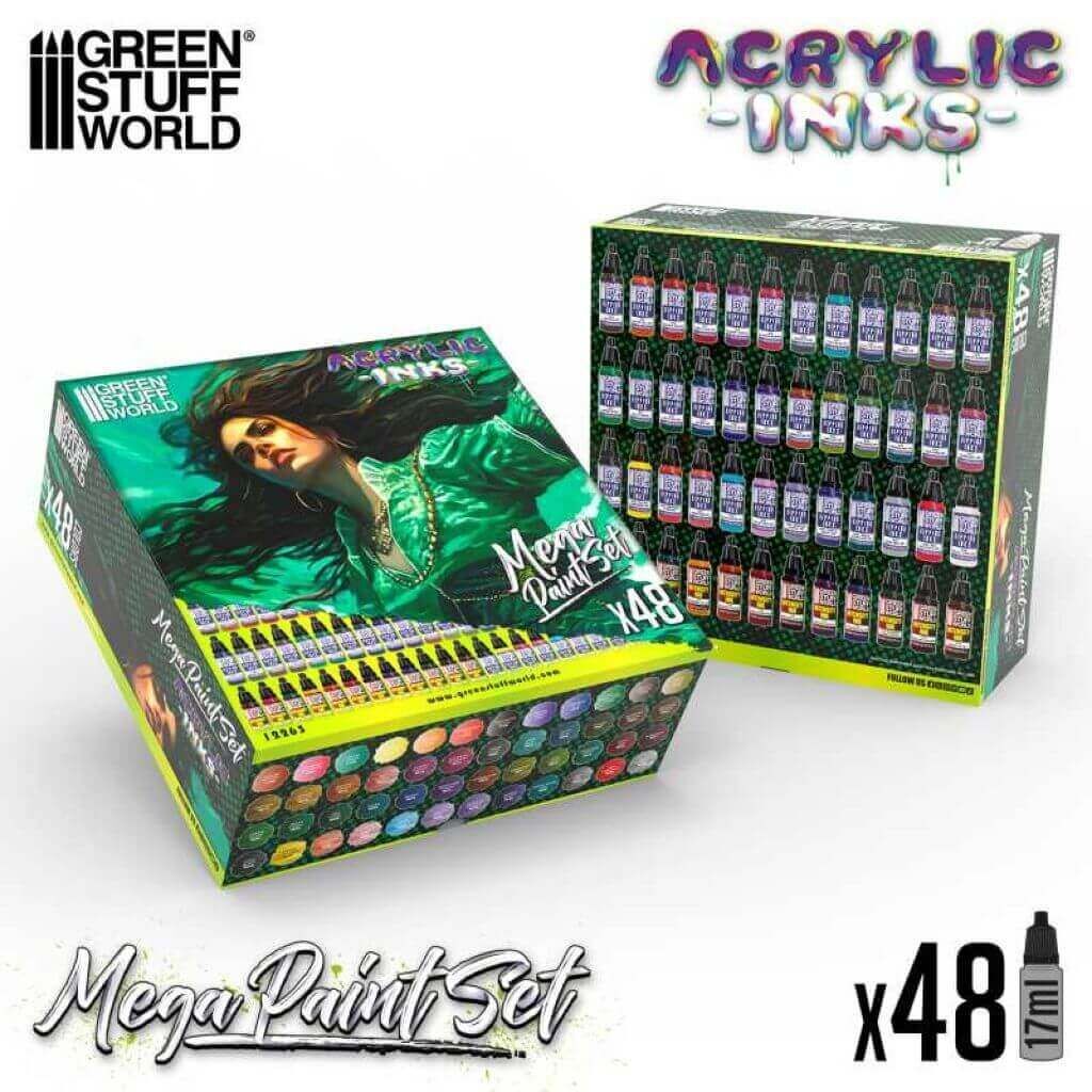 Acrylic Dipping Ink Mega Paint Set