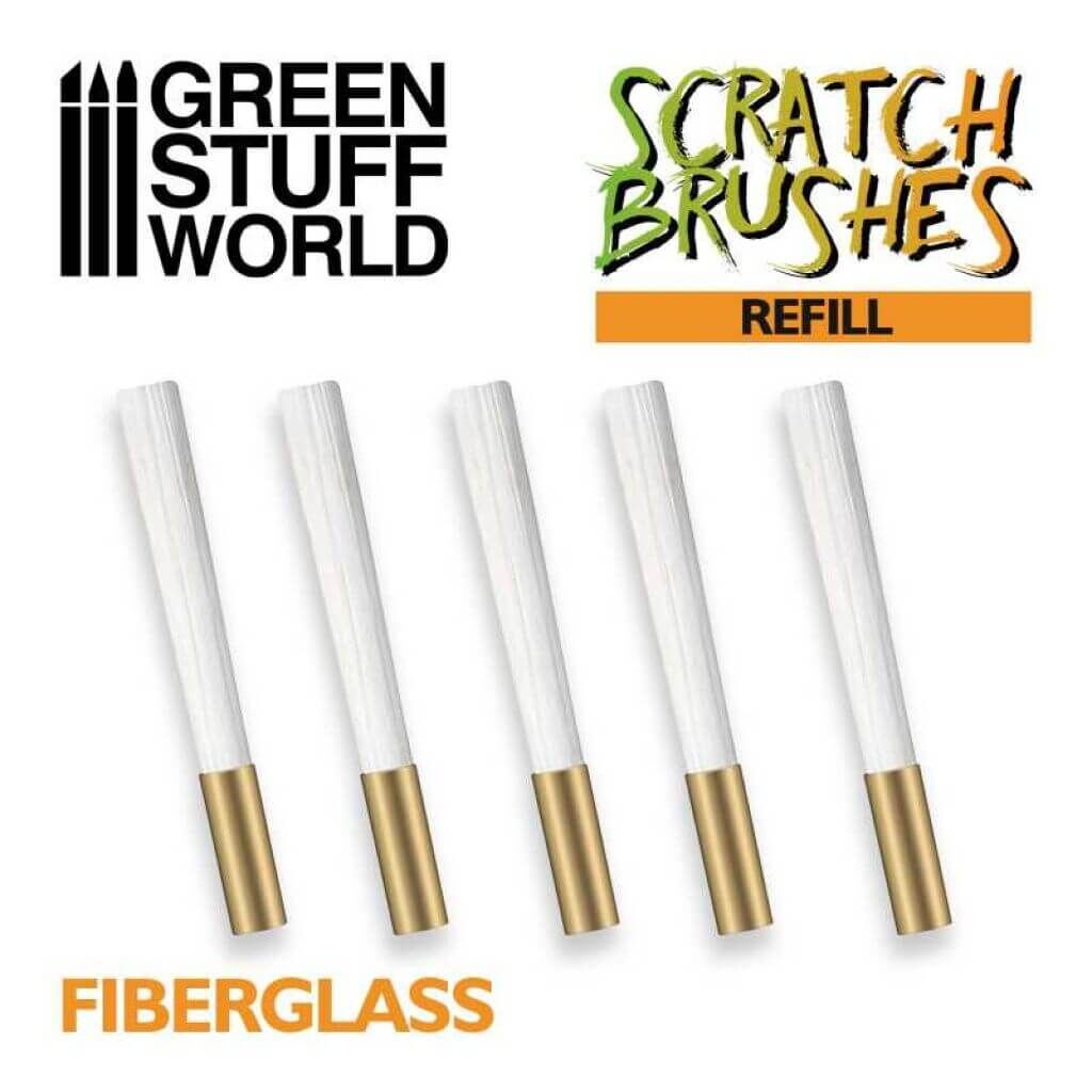 Ersatz für Scratching-Pinsel - Glasfaser Ersatz für Scratching-Pinsel - Glasfaser