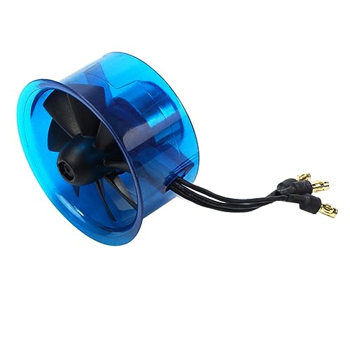 Greethga 45 mm EDF 8 Flügel Kanalventilator RC 2422 bürstenloser Motor 6000 KV elektrisch kanalisierter Lüfter Serie für RC-Modelle Tanzende Flügel Hobby Ersatzzubehör von Greethga