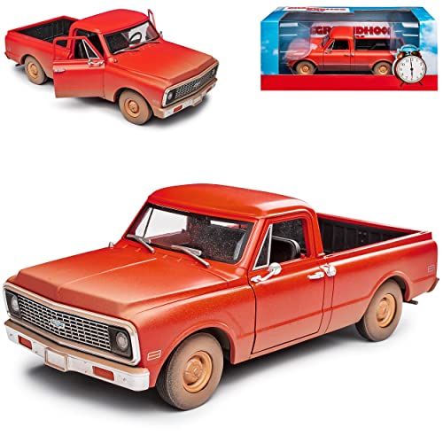 Chevrolet Chevy C-Serie C-10 Pick-up Orange Groundhog Day Murmeltier Tag 3. Generation 1973-1991 1/24 Greenlight Modell Auto von Grenlight