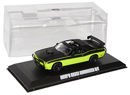 Dodge Challenger R/T Coupe Grün Schwarz Letty´s Fast and Furious 1/43 Greenlight Modell Auto von Grenlight