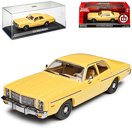 Dodge Monaco Limousine Gelb The Greatest American Hero 3. Generation 1976-1978 1/43 Greenlight Modell Auto von Grenlight