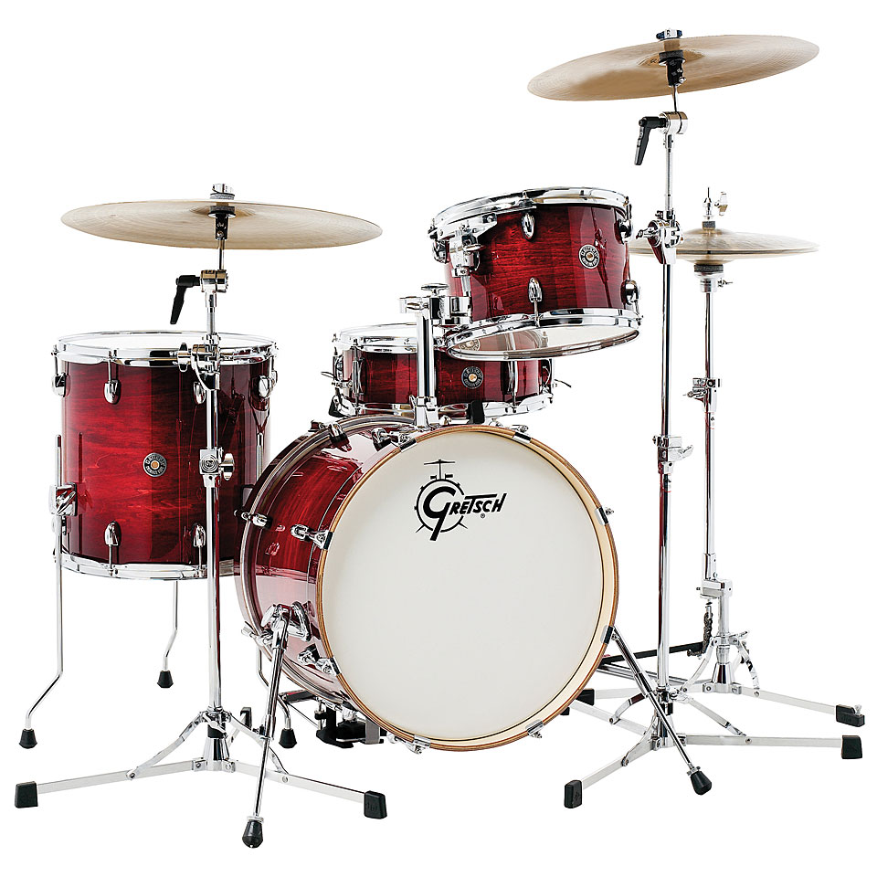 Gretsch Drums Catalina Club 18" Gloss Crimson Burst Drumset Schlagzeug von Gretsch Drums